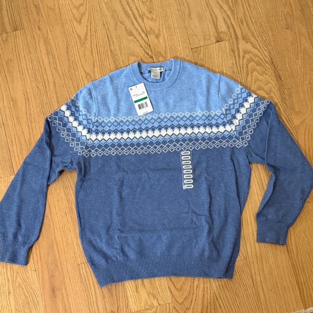 Men’s Large Southern Proper Blue Men's Sweater